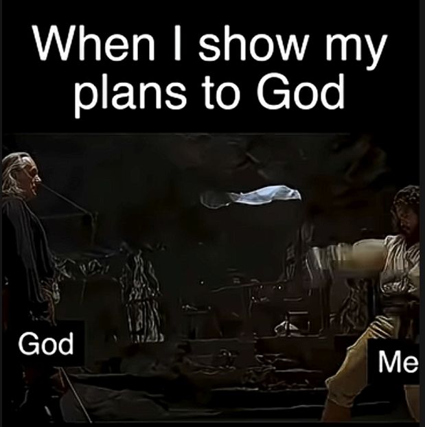 Amikor megmutatom terveimet Istennek