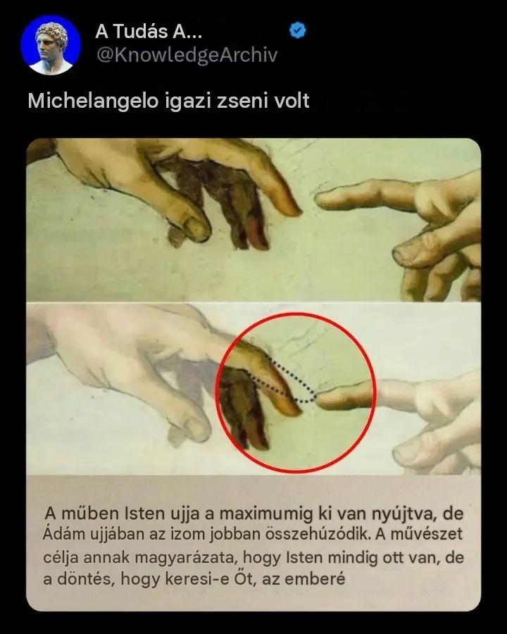 Michelangelo zsenialitása
